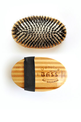 Bass Brush Oval Med.Nylon/Boar Palm Style A7 - Click Image to Close