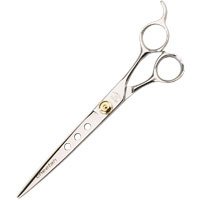 Geib Cheetah Starlite Shear with Holes 8.5 Inch Straight - Click Image to Close