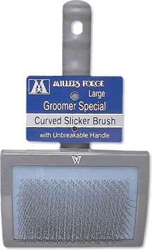 Large Curved Slicker Brush #416C - Click Image to Close
