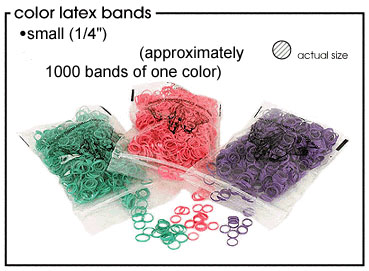 Small Light Weight Latex Bands